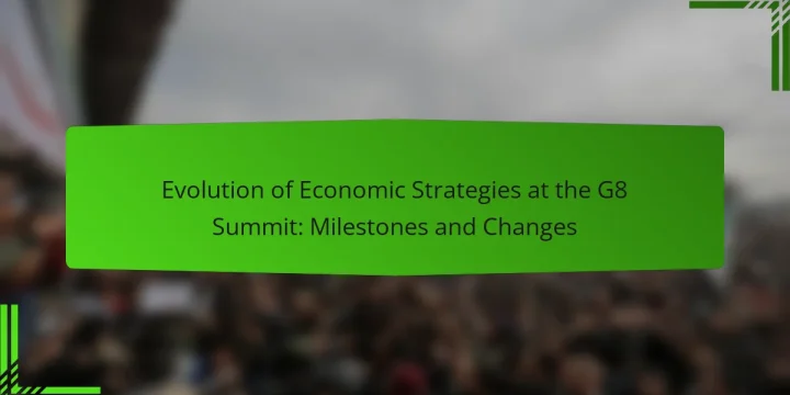 Evolution of Economic Strategies at the G8 Summit: Milestones and Changes