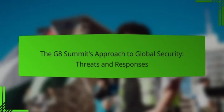 The G8 Summit’s Approach to Global Security: Threats and Responses